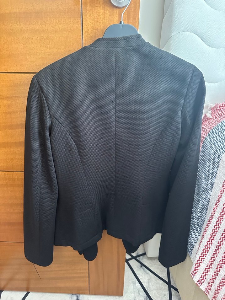 Siyah Kadın Ofis Blazeri - SHEGGY - Görsel 3