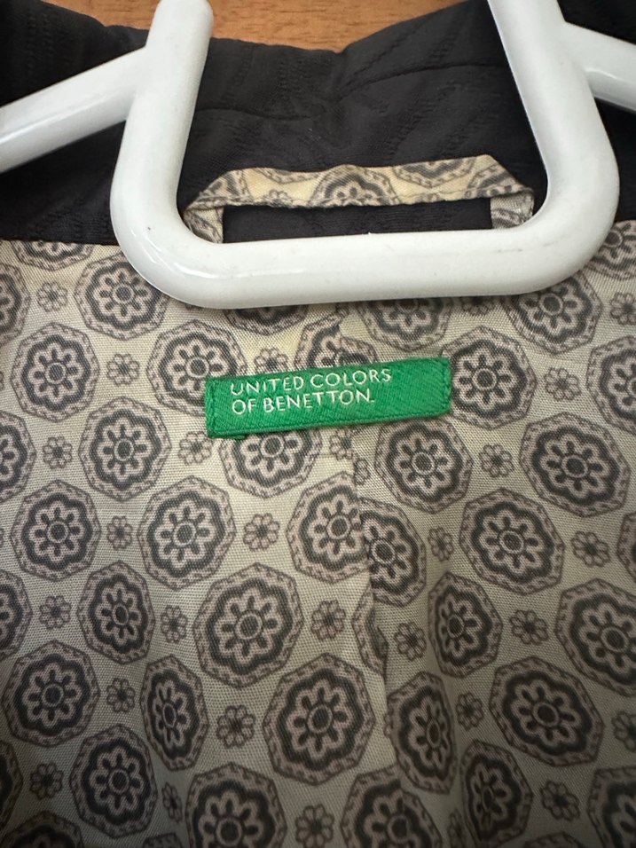 Düğmeli Siyah Midi Kadın Ofis Kabanı - Görsel 2