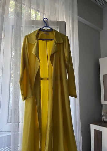 38 Beden sarı Renk Sarı Uzun Salaş Kadın kimono