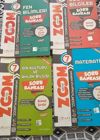 7. Sınıf Soru Bankası Seti - Fen, Matematik, Din Kültürü