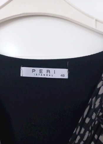 Desenli şifon Uzun Kollu - Görsel 3