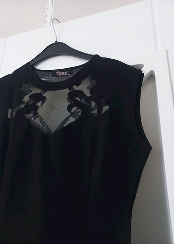 siyah elbise - Görsel 3