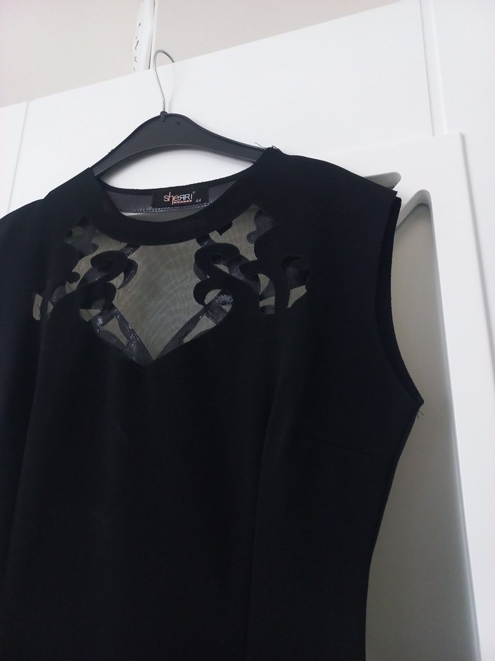 siyah elbise - Görsel 3