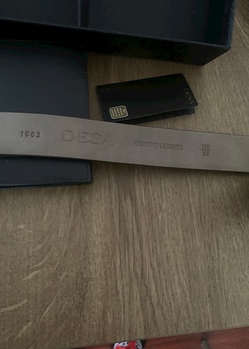 DESA Erkek Kahverengi Deri Cüzdan ve Kemer Seti - Görsel 3