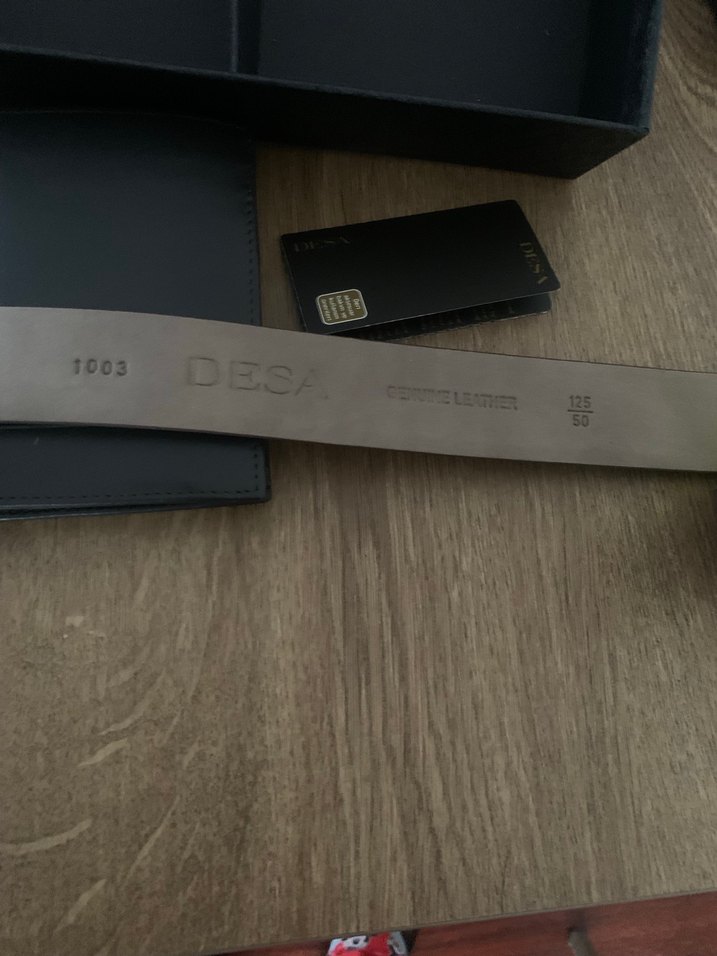 DESA Erkek Kahverengi Deri Cüzdan ve Kemer Seti - Görsel 3