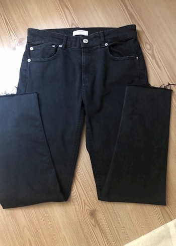Siyah Kadın Denim Pantolon