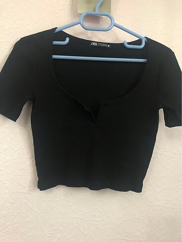 xs Beden siyah Renk Zara Orjinal Crop