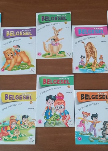 Miniklere Belgesel Çocuk Kitapları Seti hepsi