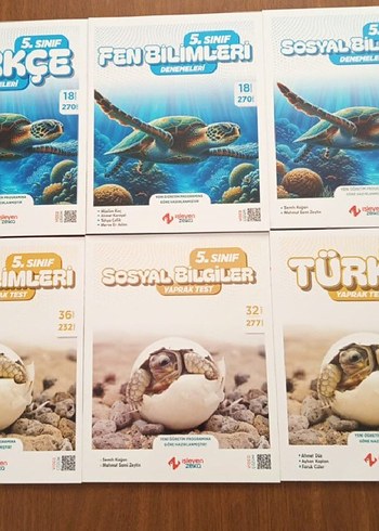 5. Sınıf Soru Bankası Seti - Türkçe, Matematik, Fen Bilimleri