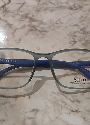 Unisex optik 52 ekartman gözlük çerçeve sıfır