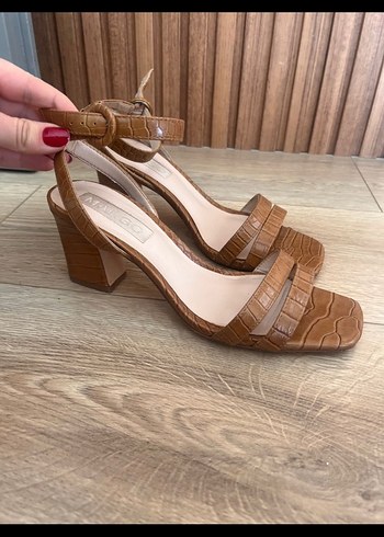 Mango Topuklu Kadın Sandalet 38 - Görsel 3