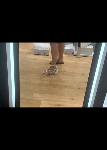 Aldo beyaz blok topuklu 39 numara - Görsel 6