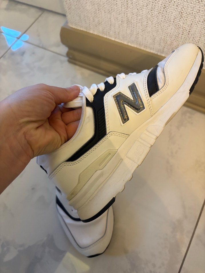 Beyaz New Balance Spor Ayakkabı - Görsel 3