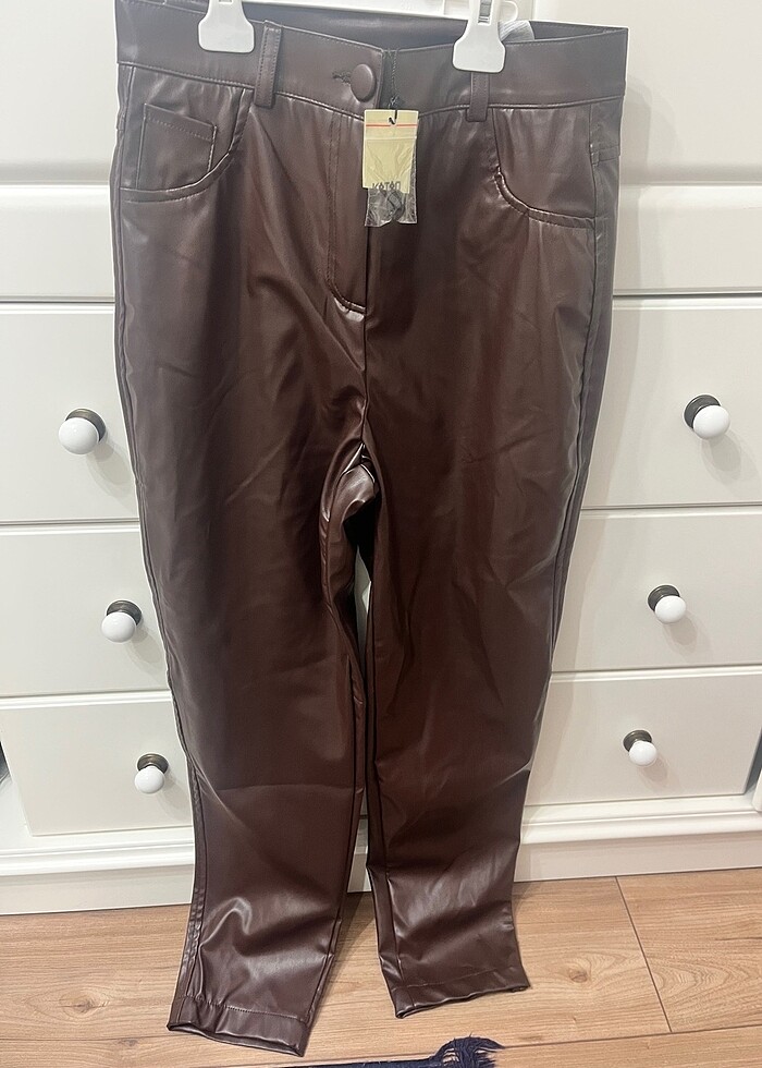 Suni Deri Pantolon - Görsel 2