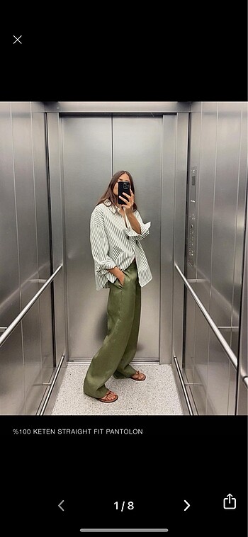 Zara Keten Pantolon