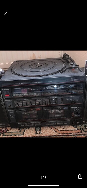 Radio - kaset çalar - pikap