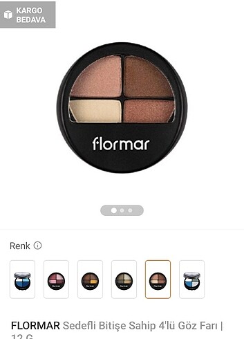 Flormar Flormar Sedefli 4 lü göz fari