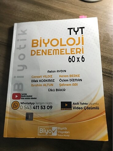 Biyotik TYT Biyoloji Deneme