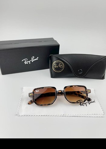 Beden Ray-Ban Kemer Detaylı Kahverengi Kadın Güneş Gözlüğü