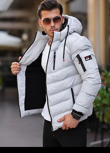 İçi polarlı Şişme mont S M L XL XXL TAM KALIP 