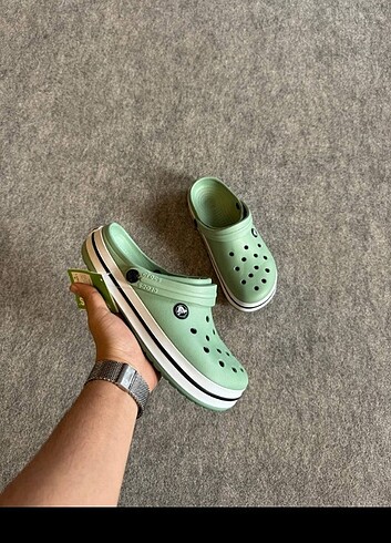 38 Beden çeşitli Renk Crocs Crocband Pembe Sarı mint yeşil Gri lacivert siyah 36/40