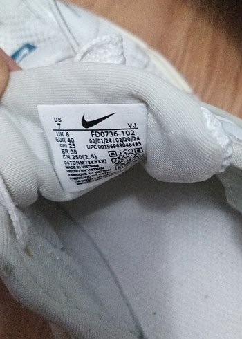 Beyaz Bağcıklı Kadın Spor Ayakkabı - Görsel 3