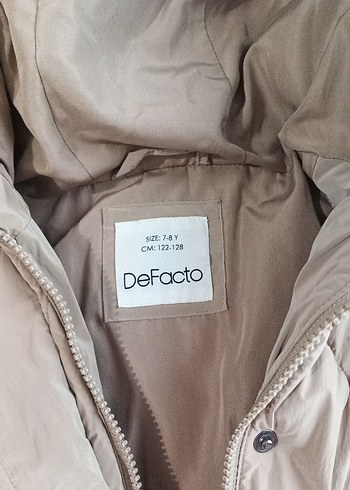 Düğmeli Bej Kadın Kışlık Ceket - Görsel 3