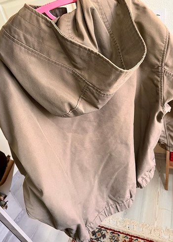 m Beden haki Renk Haki mavi marka oversize parka