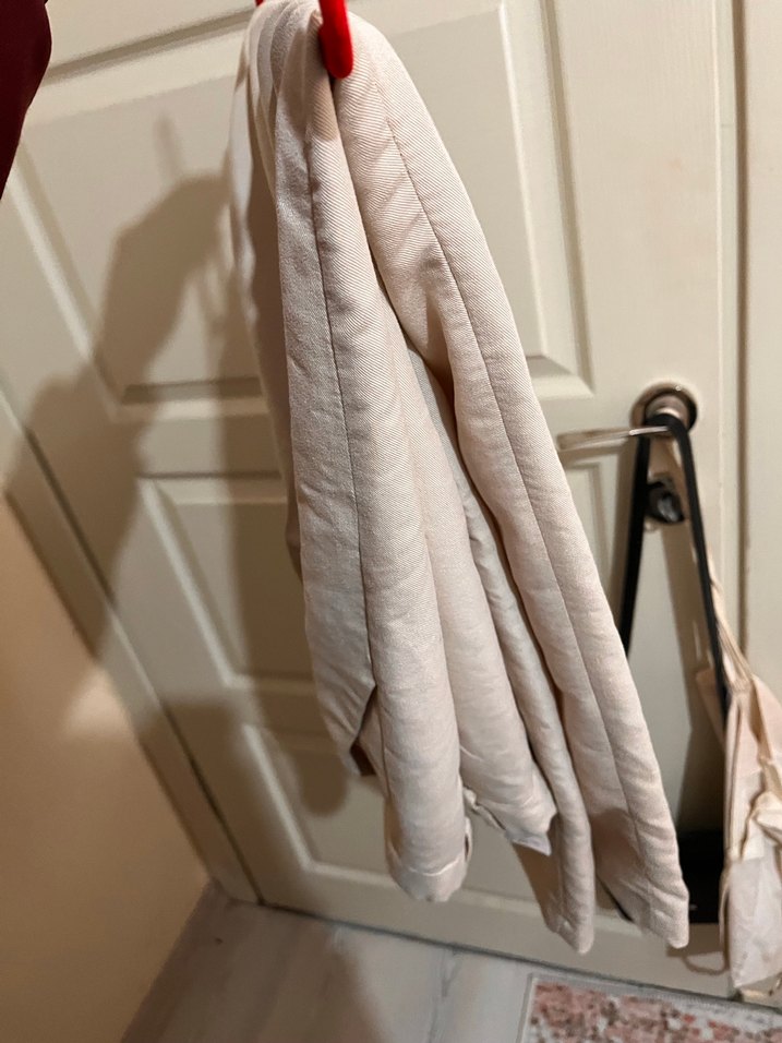 Ekru kumaş pantolon - Görsel 2