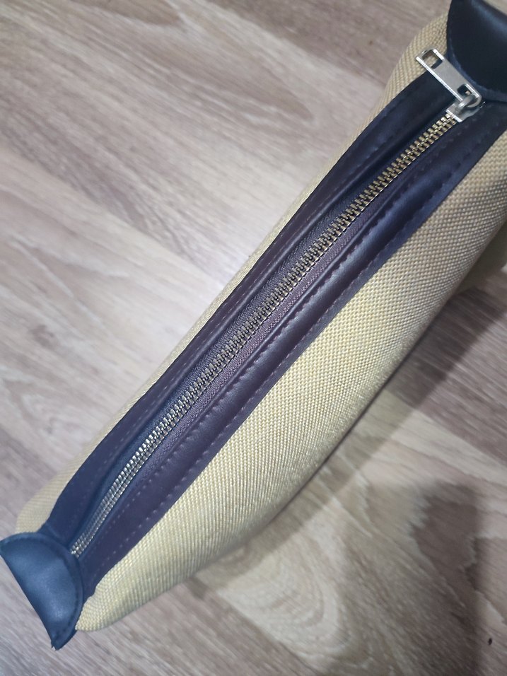 hasır makyaj çantası - Görsel 5