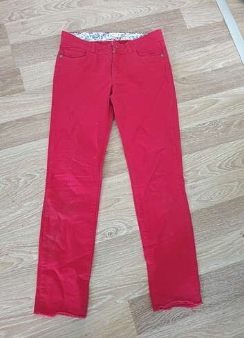 Asymmetry Kırmızı kot pantolon 