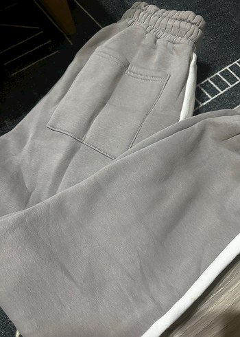 Gri Erkek Mini Eşofman Altı Fermuarlı - Görsel 2