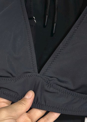44 Beden Siyah Mini Spor Takım Atlet ve Şort