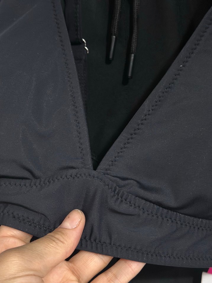 Siyah Mini Spor Takım Atlet ve Şort - Görsel 2