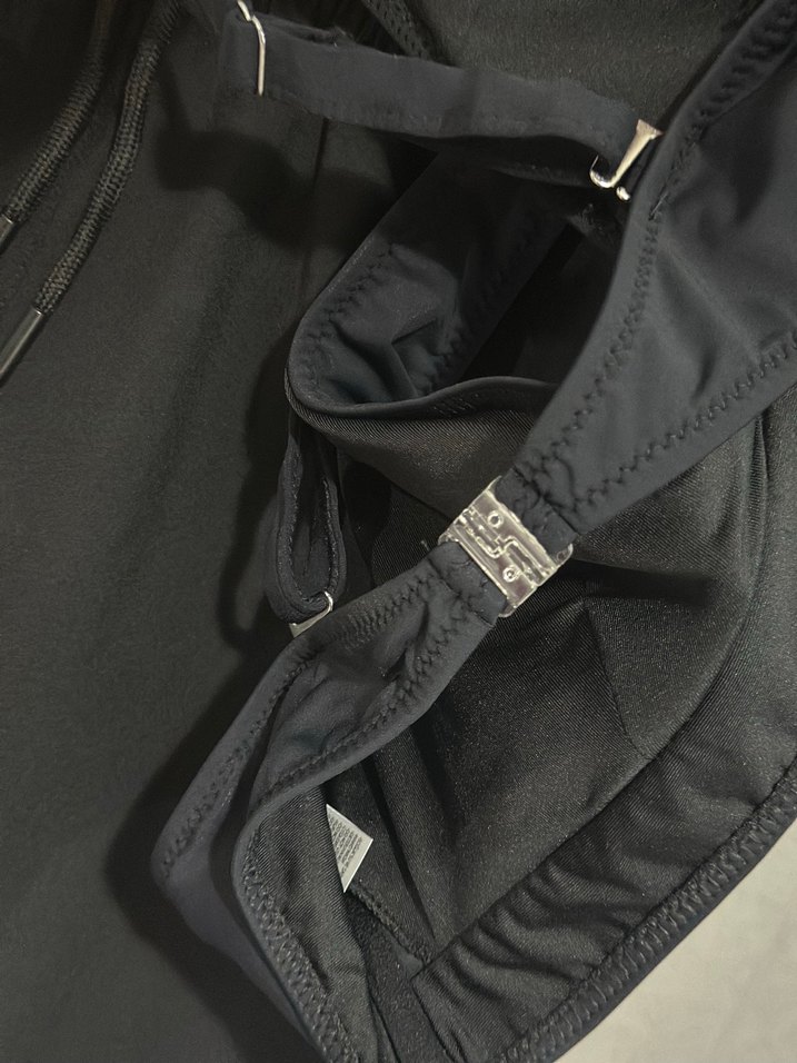 Siyah Mini Spor Takım Atlet ve Şort - Görsel 3