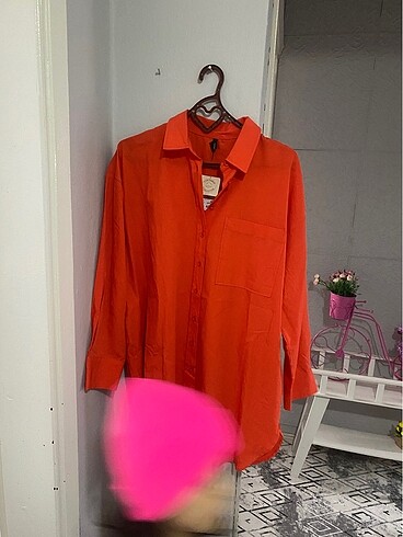 xl Beden turuncu Renk Gömlek