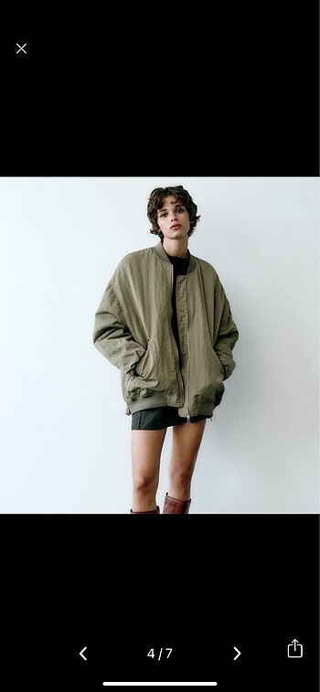 zara bomber ceket