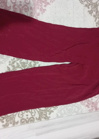 Bordo Düğmeli Uzun Kadın Takım - Görsel 3