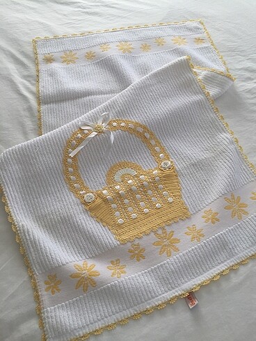 İşlemeli Çeyizlik Havlu Seti. - Görsel 5