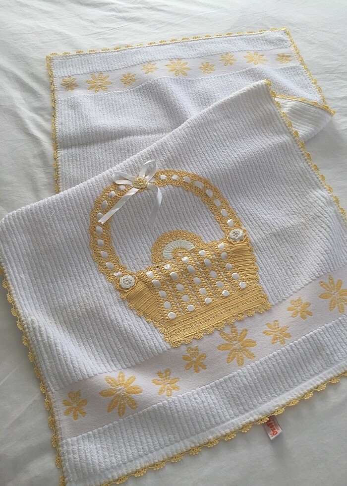 İşlemeli Çeyizlik Havlu Seti. - Görsel 5