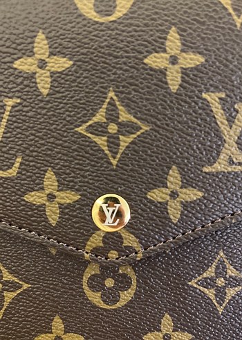 Louis Vuitton Kahverengi Deri Kadın Omuz Çantası