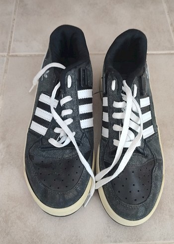 Erkek Siyah Spor Ayakkabı Bağcıkları - Görsel 2