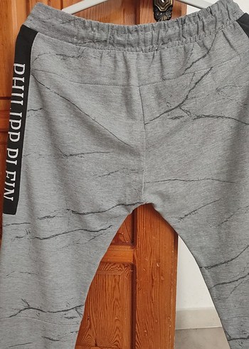 Gri Baskılı Erkek Spor Eşofman Altı - Görsel 6