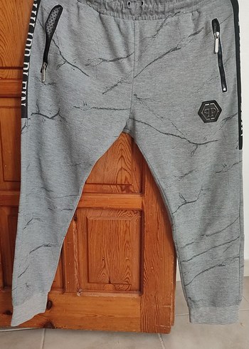 Gri Baskılı Erkek Spor Eşofman Altı - Görsel 2