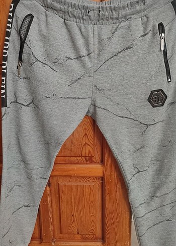 Gri Baskılı Erkek Spor Eşofman Altı - Görsel 3