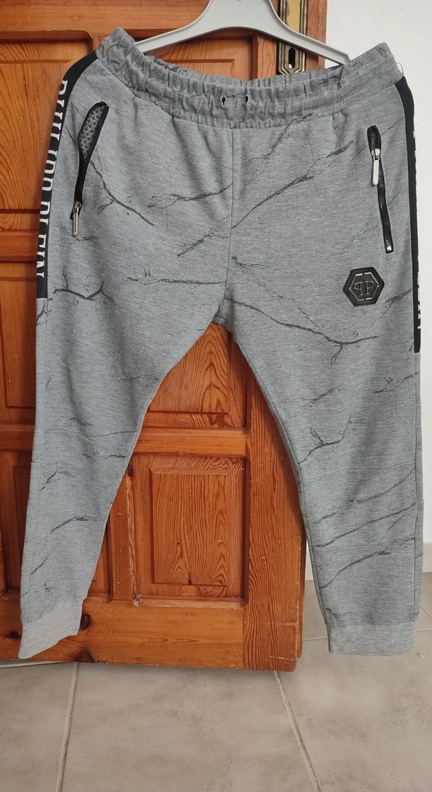 Gri Baskılı Erkek Spor Eşofman Altı - Görsel 2