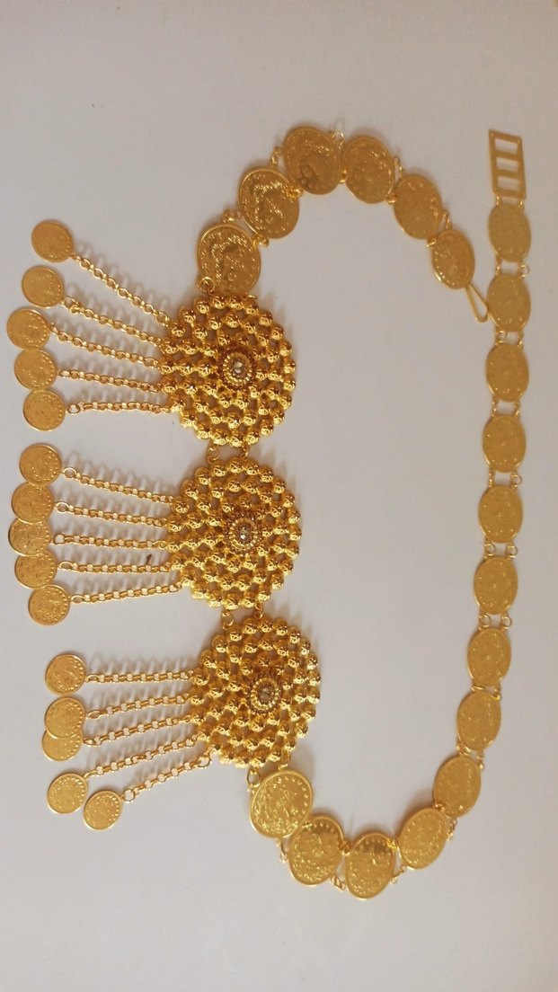 Diger Kadın Altın Rengi Zincir Detaylı Vücut Zinciri - Görsel 3