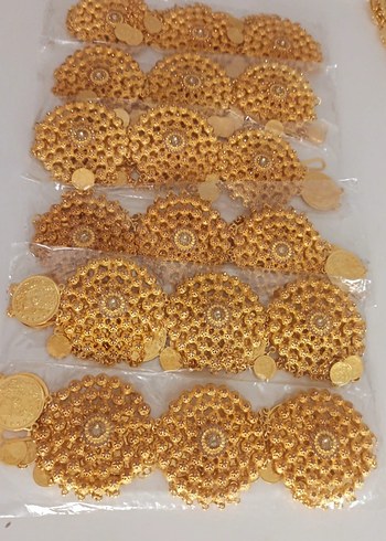 Diger Kadın Altın Renk Boncuklu Vücut Zinciri - Görsel 8