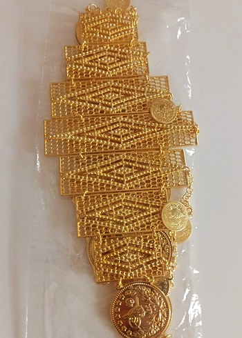 Diger Kadın Altın Renk Boncuklu Vücut Zinciri - Görsel 3