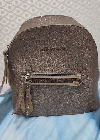Michael Kors Kadın Gri Deri Sırt Çantası